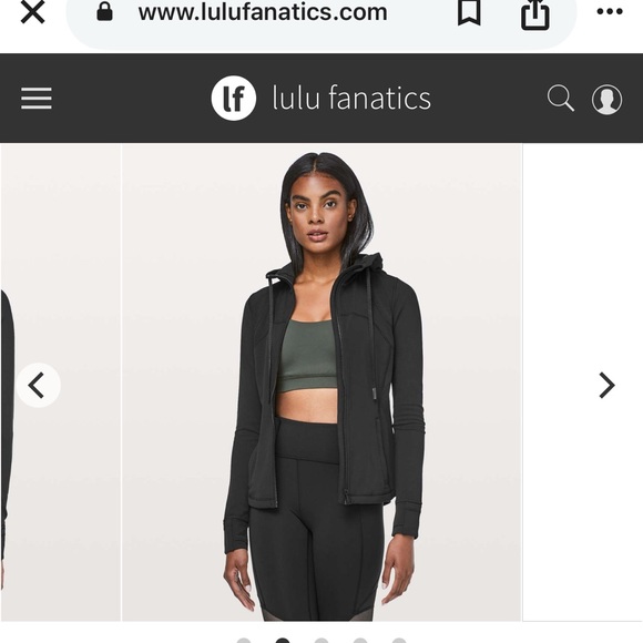 lululemon athletica Black Utility Jacket - Picture 1 of 7